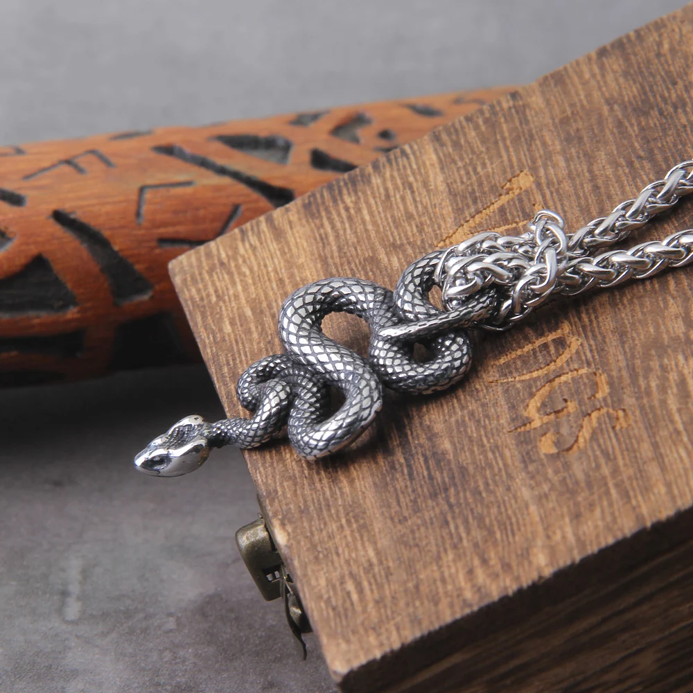 Viper School Snake Necklace for Women, Serpent Pendant, Amulet, Magic, Gothic, Pagan Jewelry Viper School Snake Necklace for Women, Serpent Pendant, Amulet, Magic, Gothic, Pagan Jewelry