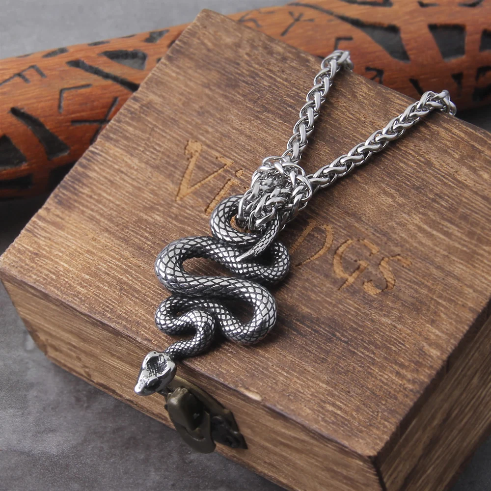 Viper School Snake Necklace for Women, Serpent Pendant, Amulet, Magic, Gothic, Pagan Jewelry Viper School Snake Necklace for Women, Serpent Pendant, Amulet, Magic, Gothic, Pagan Jewelry