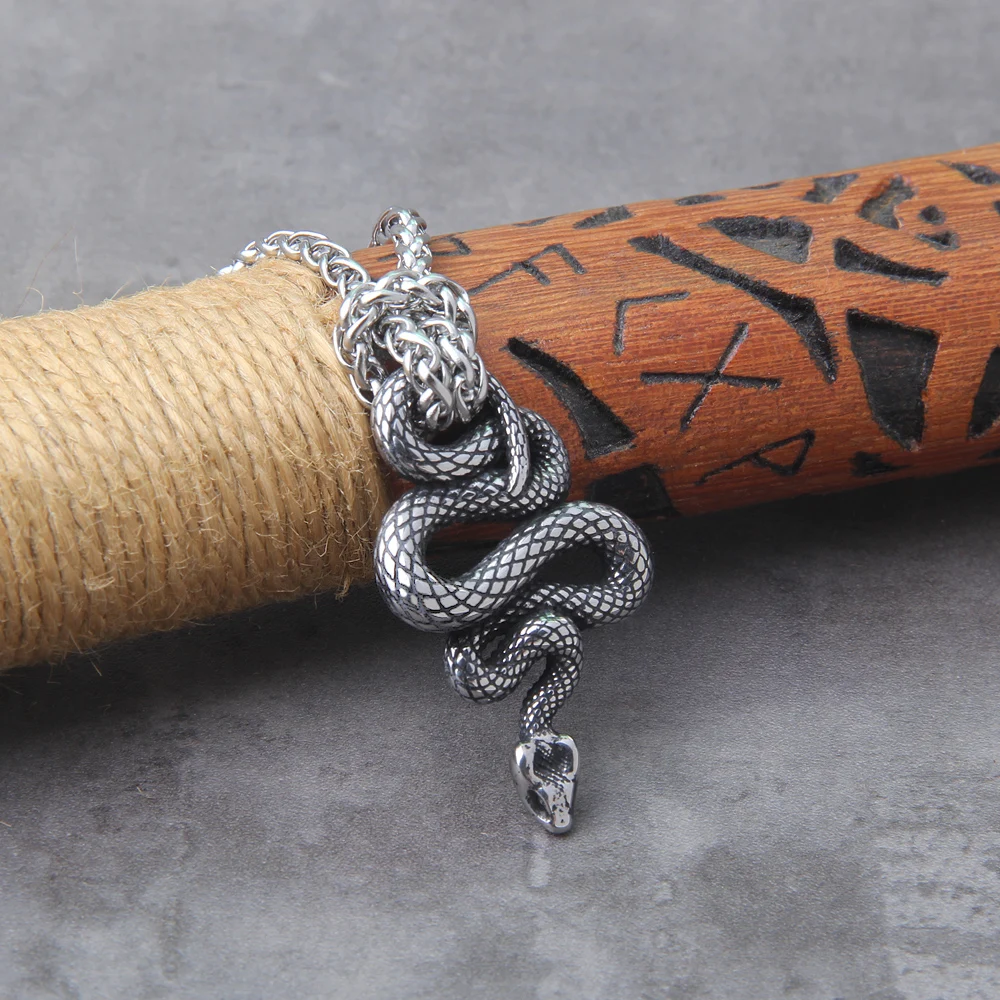 Viper School Snake Necklace for Women, Serpent Pendant, Amulet, Magic, Gothic, Pagan Jewelry Viper School Snake Necklace for Women, Serpent Pendant, Amulet, Magic, Gothic, Pagan Jewelry