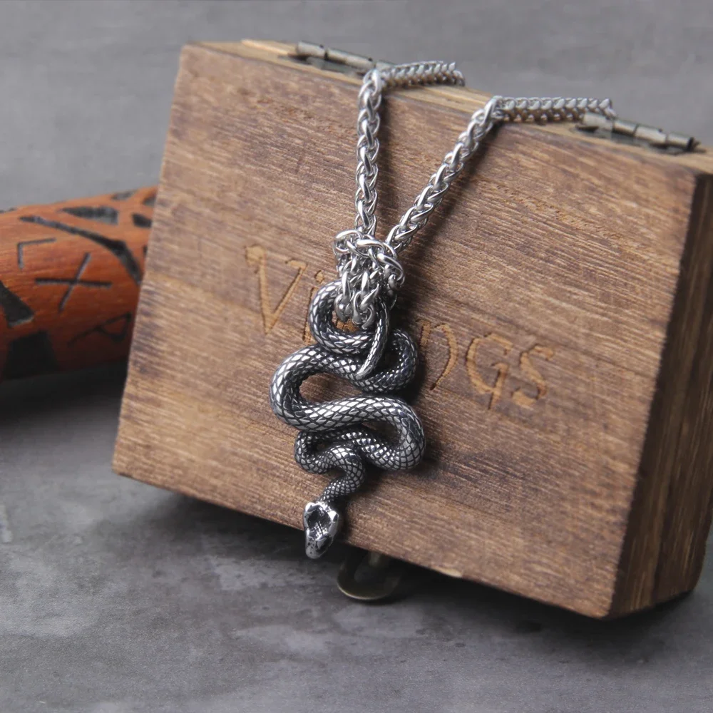 Viper School Snake Necklace for Women, Serpent Pendant, Amulet, Magic, Gothic, Pagan Jewelry Viper School Snake Necklace for Women, Serpent Pendant, Amulet, Magic, Gothic, Pagan Jewelry