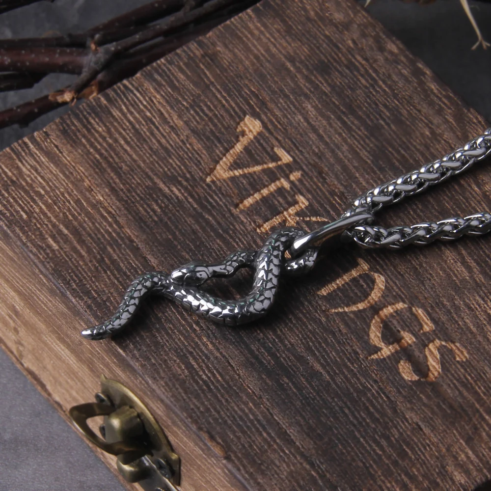 Viper School Snake Necklace for Women, Serpent Pendant, Amulet, Magic, Gothic, Pagan Jewelry Viper School Snake Necklace for Women, Serpent Pendant, Amulet, Magic, Gothic, Pagan Jewelry