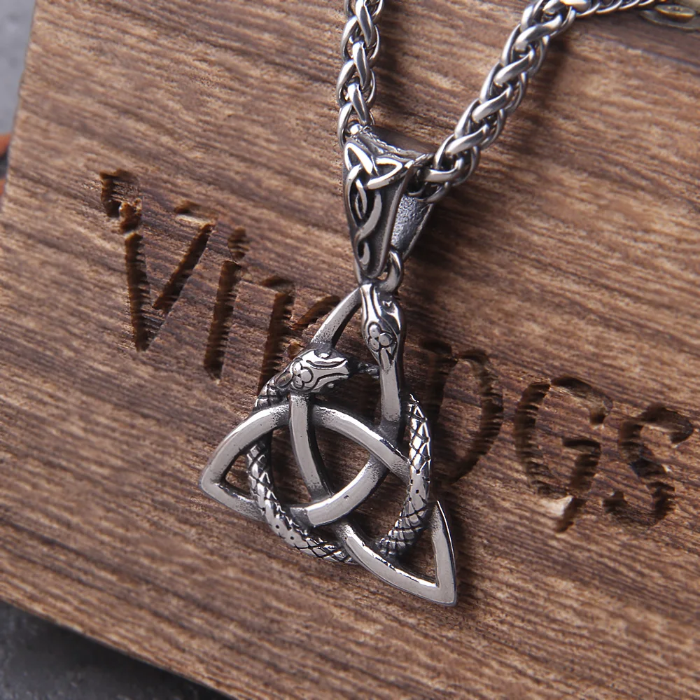 Vintage 2024 New Dropshipping Men’s 316L Stainless Steel Snake Pendant Necklace Lucky Knot Chain Animal Jewelry Boyfriend Gift Vintage 2024 New Dropshipping Men's 316L Stainless Steel Snake Pendant Necklace Lucky Knot Chain Animal Jewelry Boyfriend Gift