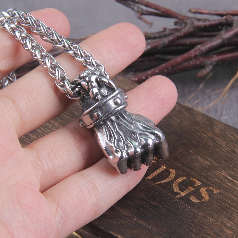 stainless steel Gothic Pendants Fist Necklace Cool Street Style Necklaces For Men Collar Hombre Neck Chains Punk Jewelry Gift stainless steel Gothic Pendants Fist Necklace Cool Street Style Necklaces For Men Collar Hombre Neck Chains Punk Jewelry Gift