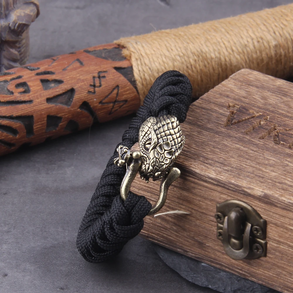 Never Fade Rock Viking Wolf Bracelet Men’s handmade cord Wolf Bead Punk Bracelets Biker Jewelry Never Fade Rock Viking Wolf Bracelet Men's handmade cord Wolf Bead Punk Bracelets Biker Jewelry