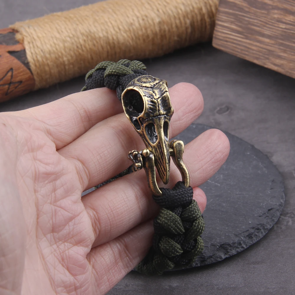Never Fade Rock Viking Wolf Bracelet Men's handmade cord Wolf Bead Punk Bracelets Biker Jewelry Never Fade Rock Viking Wolf Bracelet Men's handmade cord Wolf Bead Punk Bracelets Biker Jewelry