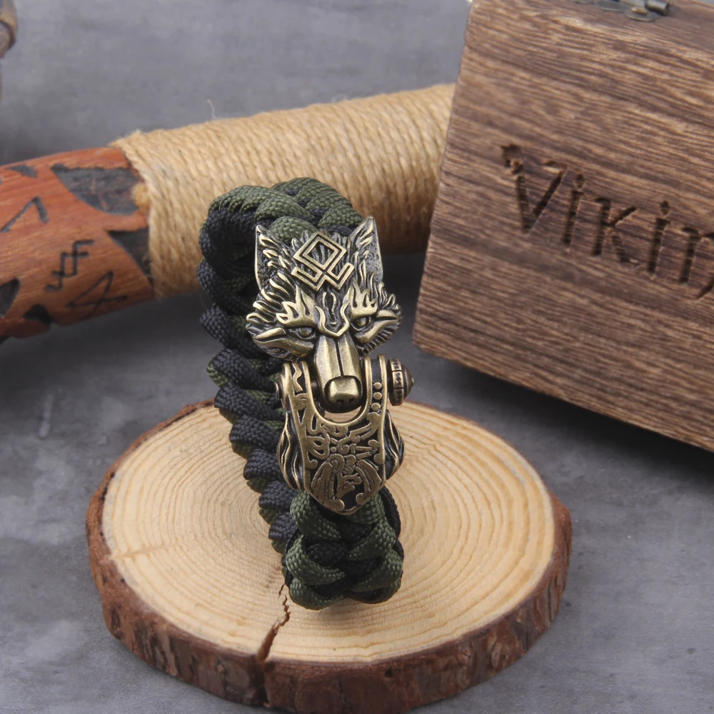 Never Fade Rock Viking Wolf Bracelet Men's handmade cord Wolf Bead Punk Bracelets Biker Jewelry Never Fade Rock Viking Wolf Bracelet Men's handmade cord Wolf Bead Punk Bracelets Biker Jewelry