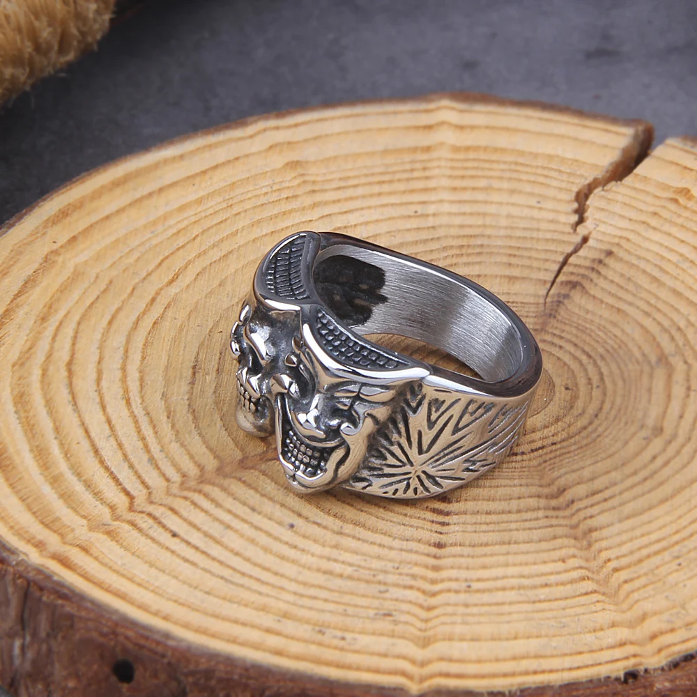 Retro Two Face Joker Ring For Men Silver Color Punk Gothic Adjustable Ring Rock Handmade Hiphop Unisex Jewelry Accessories Gift Retro Two Face Joker Ring For Men Silver Color Punk Gothic Adjustable Ring Rock Handmade Hiphop Unisex Jewelry Accessories Gift