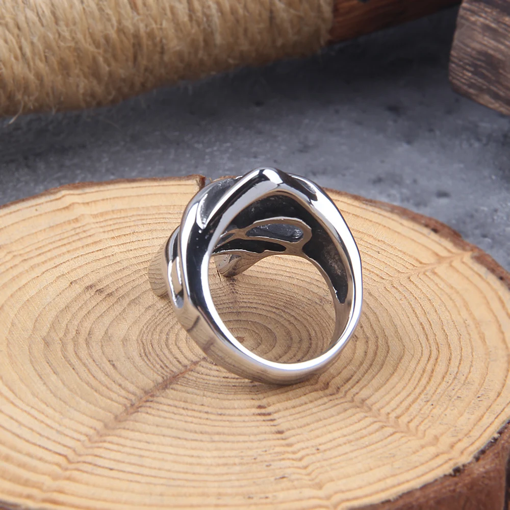 Vintage Classic MF Doom Mask Ring for Men Women 316L Stainless Steel Fashion Skull Rings Biker Amulet Jewelry Gifts Wholesale Vintage Classic MF Doom Mask Ring for Men Women 316L Stainless Steel Fashion Skull Rings Biker Amulet Jewelry Gifts Wholesale