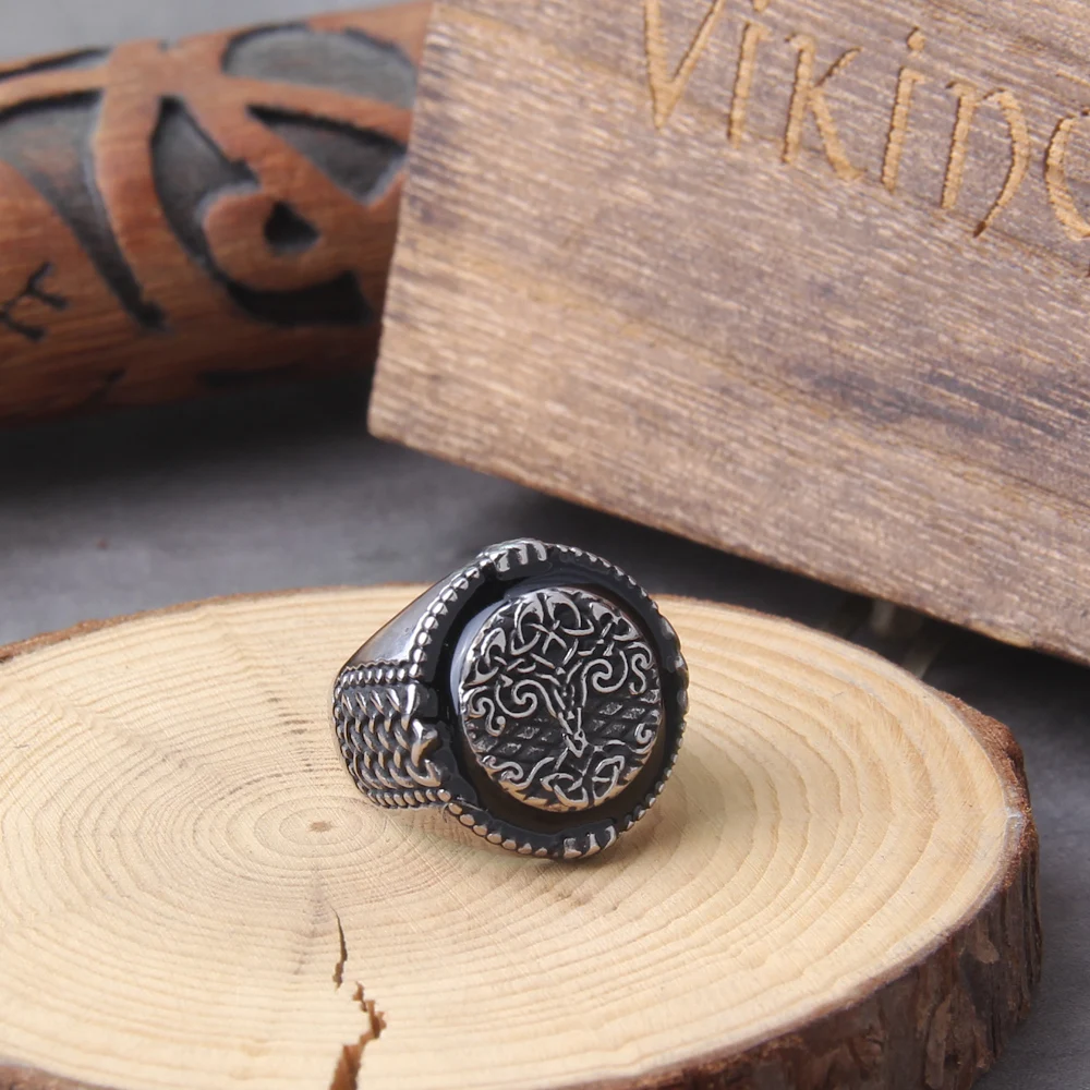 Stainless Steel Men Ring Luxury Domineering Carved Tree of Life Ring Wedding Engagement Ring Party Jewelry Birthday Gift Stainless Steel Men Ring Luxury Domineering Carved Tree of Life Ring Wedding Engagement Ring Party Jewelry Birthday Gift