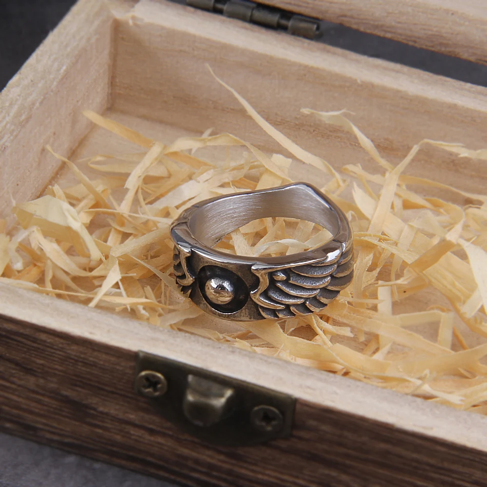 Football Wings Ring – Retro Thai Silver Style for Men & Women Football Wings Ring – Retro Thai Silver Style for Men & Women