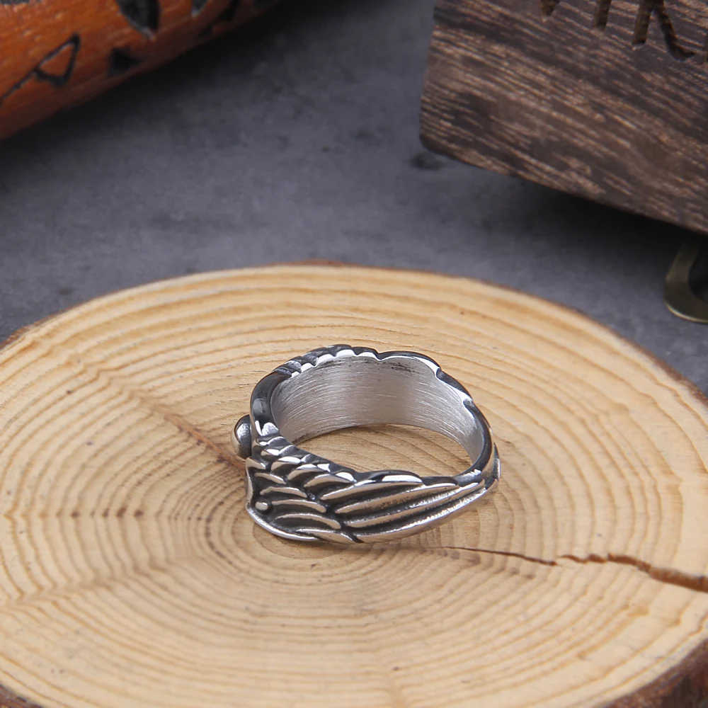 Football Wings Ring – Retro Thai Silver Style for Men & Women Football Wings Ring – Retro Thai Silver Style for Men & Women