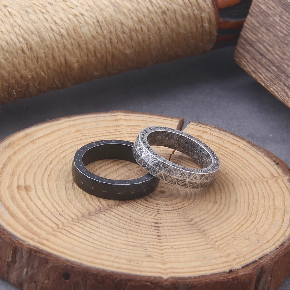 Odin Rune Ring – Retro Viking Symbol Band for Men Odin Rune Ring – Retro Viking Symbol Band for Men