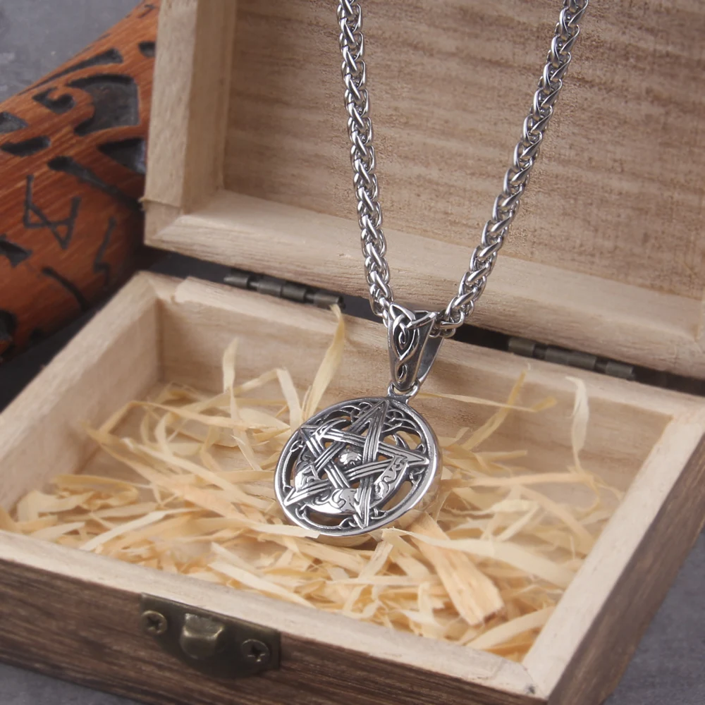 Celtic Pentagram Necklace – Witchcraft Amulet Pendant for Men & Women Celtic Pentagram Necklace – Witchcraft Amulet Pendant for Men & Women