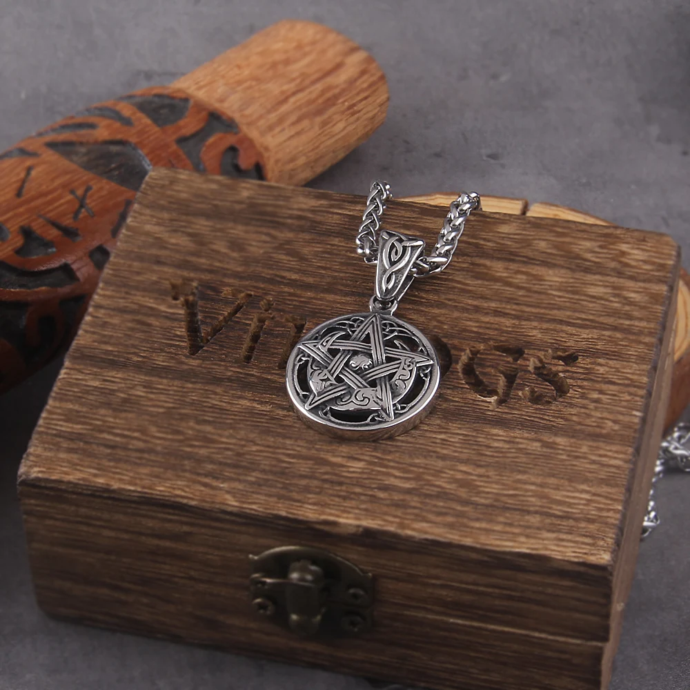 Celtic Pentagram Necklace – Witchcraft Amulet Pendant for Men & Women Celtic Pentagram Necklace – Witchcraft Amulet Pendant for Men & Women