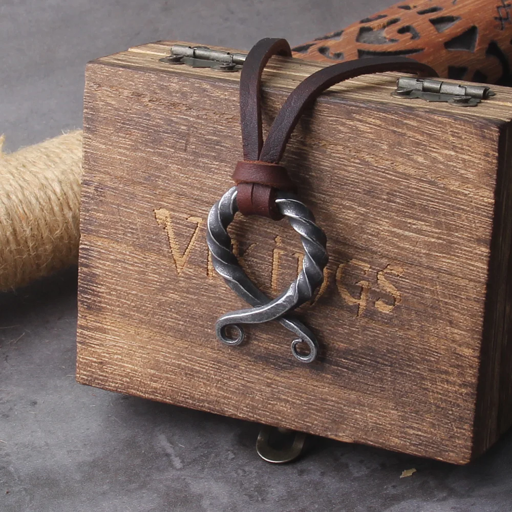 Viking Odin Rune Pendant – Iron Color Stainless Steel Necklace Viking Odin Rune Pendant – Iron Color Stainless Steel Necklace