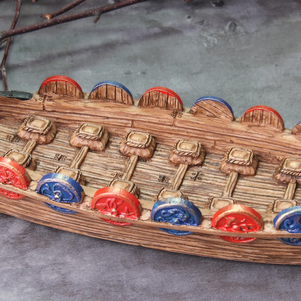 Viking Dragon Boat – Norse Resin Gift with Detail | RunicSoul Viking Dragon Boat – Norse Resin Gift with Detail | RunicSoul
