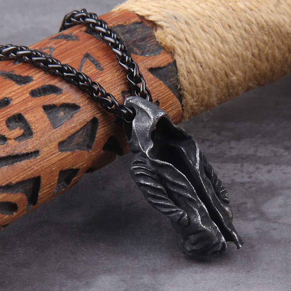 Assassin Cloak Pendant – Punk Stainless Steel Necklace for Men Assassin Cloak Pendant – Punk Stainless Steel Necklace for Men