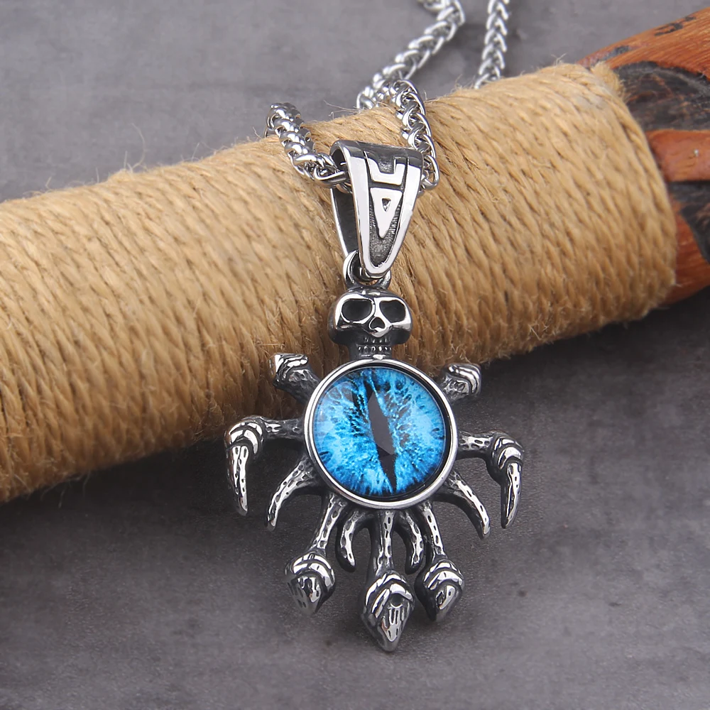 Dragon Eye Necklace – Gothic Glass Pendant for Men & Women Dragon Eye Necklace – Gothic Glass Pendant for Men & Women