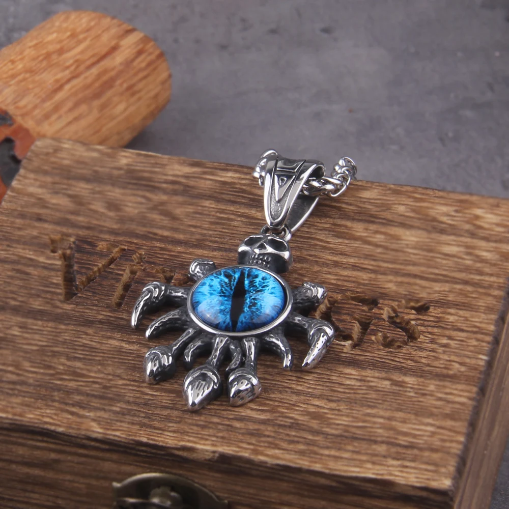 Dragon Eye Necklace – Gothic Glass Pendant for Men & Women Dragon Eye Necklace – Gothic Glass Pendant for Men & Women