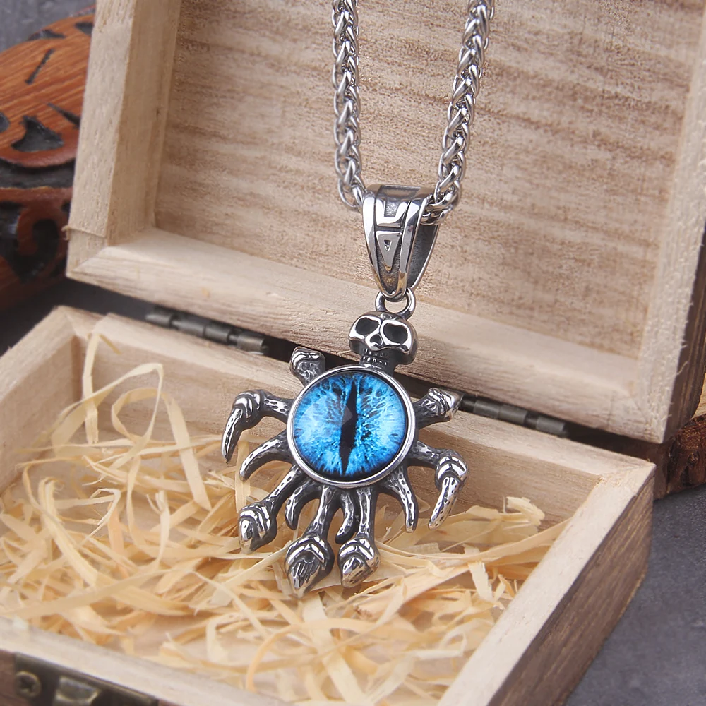 Dragon Eye Necklace – Gothic Glass Pendant for Men & Women Dragon Eye Necklace – Gothic Glass Pendant for Men & Women