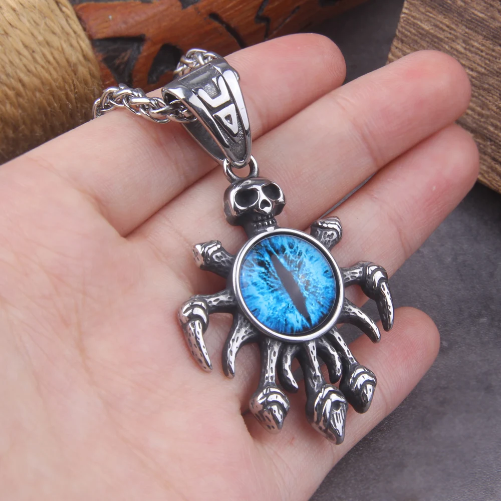 Dragon Eye Necklace – Gothic Glass Pendant for Men & Women Dragon Eye Necklace – Gothic Glass Pendant for Men & Women