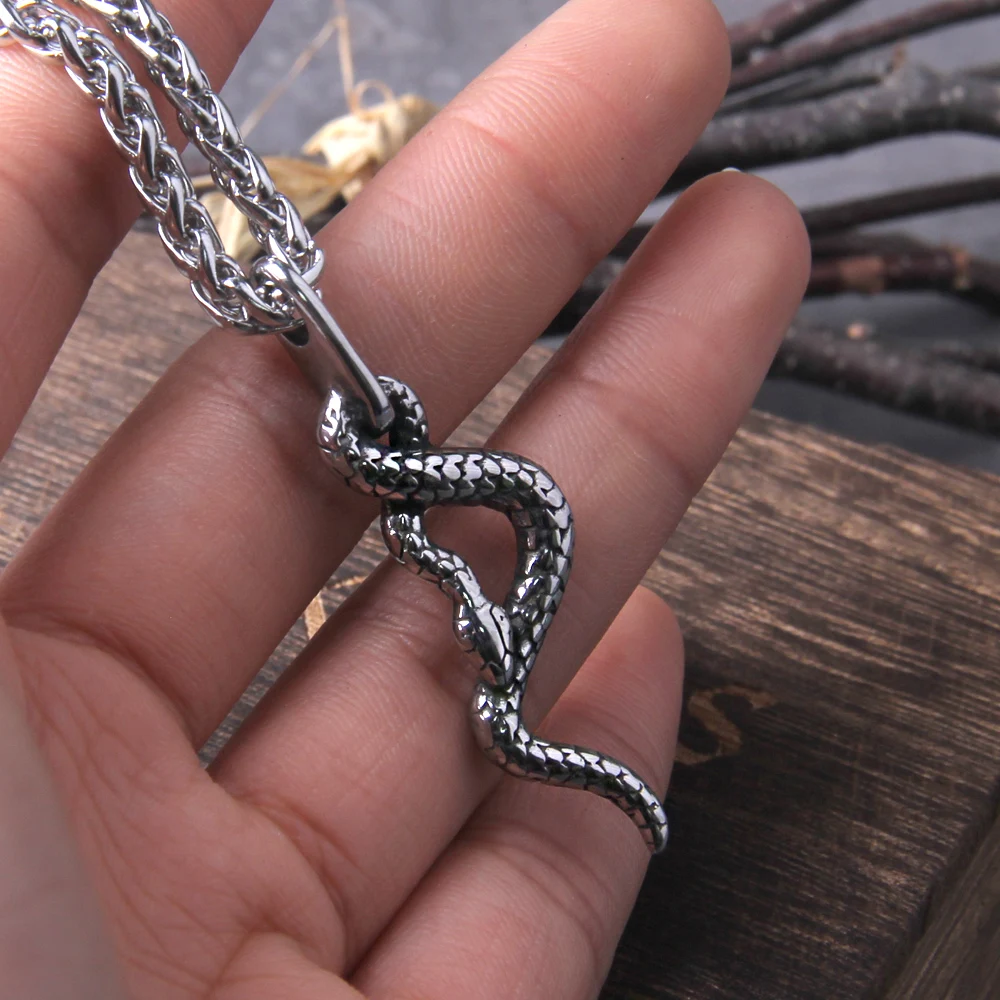 Viper Snake Pendant Necklace – Gothic Serpent Amulet for Women Viper Snake Pendant Necklace – Gothic Serpent Amulet for Women