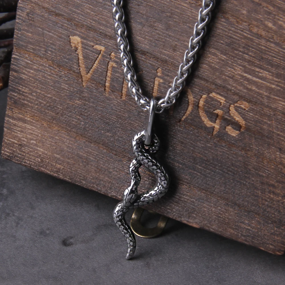 Viper Snake Pendant Necklace – Gothic Serpent Amulet for Women Viper Snake Pendant Necklace – Gothic Serpent Amulet for Women
