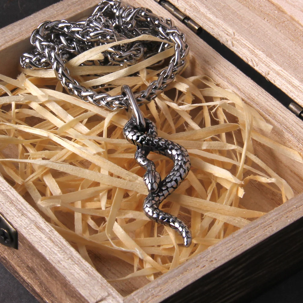 Viper Snake Pendant Necklace – Gothic Serpent Amulet for Women Viper Snake Pendant Necklace – Gothic Serpent Amulet for Women