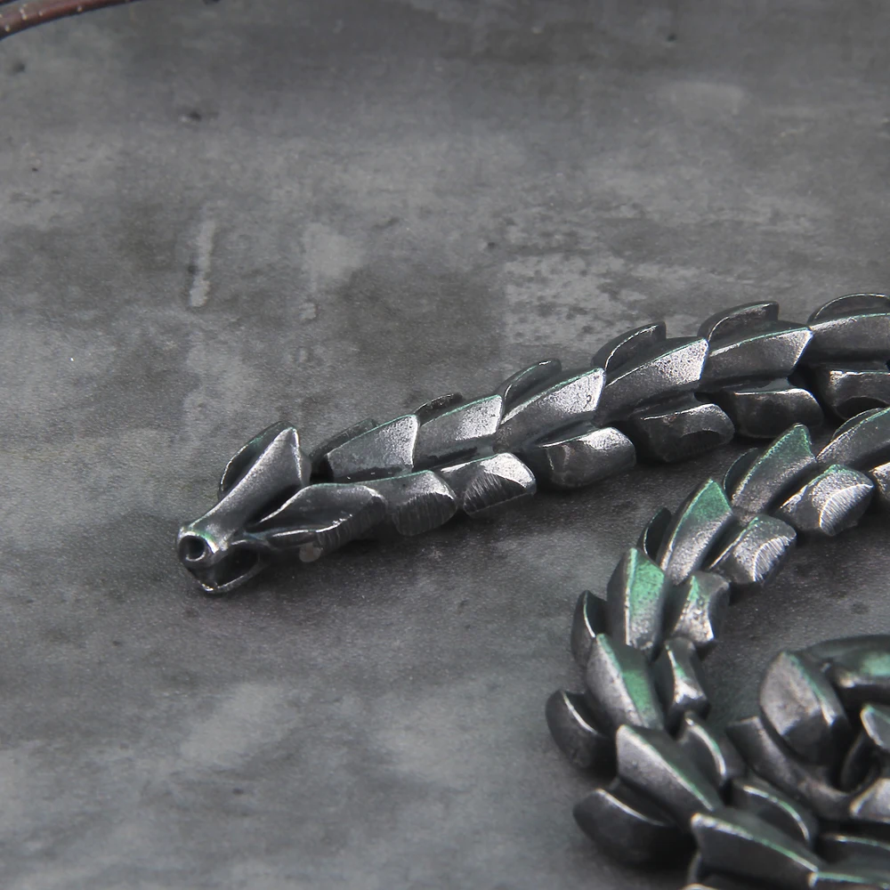 Viking snake vintage punk Necklace for men never fade stainless steel fashion Jewelry hippop street culture Viking snake vintage punk Necklace for men never fade stainless steel fashion Jewelry hippop street culture
